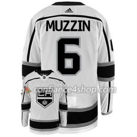 Adidas Maillot de Hockey Los Angeles Kings JAKE MUZZIN 6 Blanc Authentic - Homme